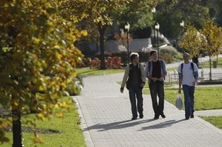 Photo of Students walking On-Campus