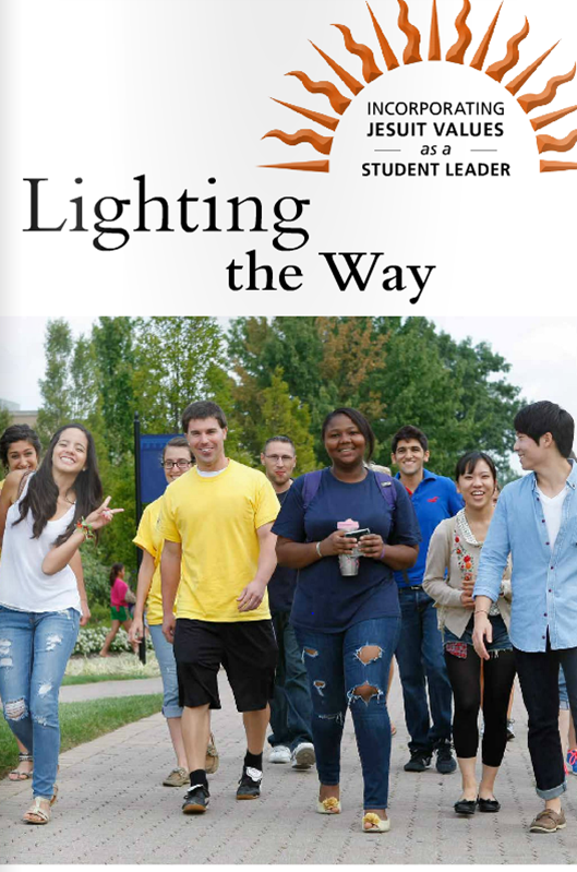 Cover for "Lighting the Way for Student Leaders" publication