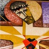Artistic representation of Jesus on the cross