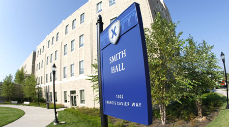 Exterior of Smith Hall on Xavier University's campus