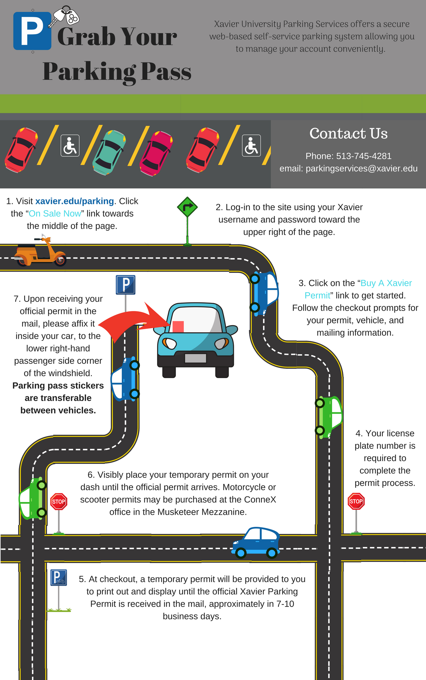 Parking Service Auxiliary Services Xavier University