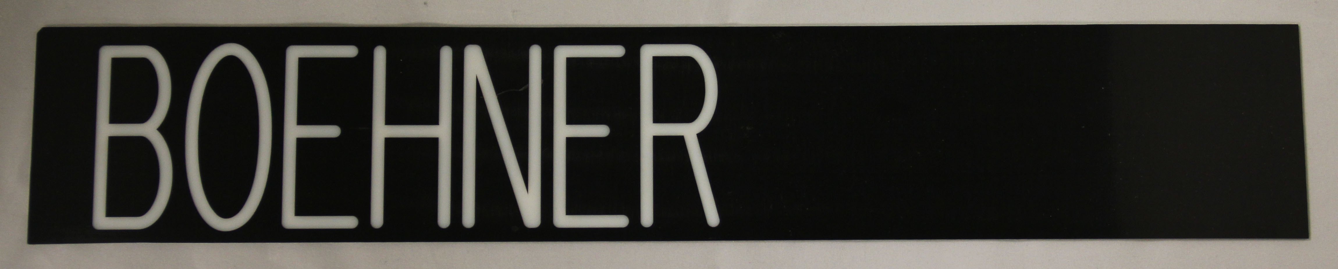 Sign that reads Boehner