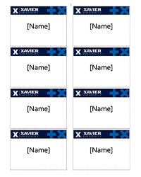 Document Templates - The Xavier Brand | Xavier University