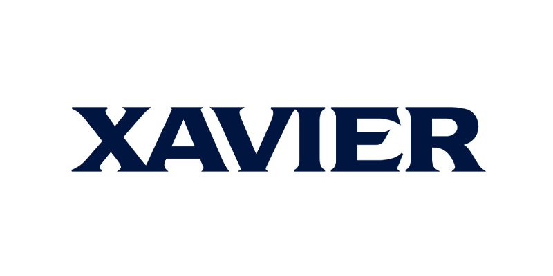 xavier wordmark navy