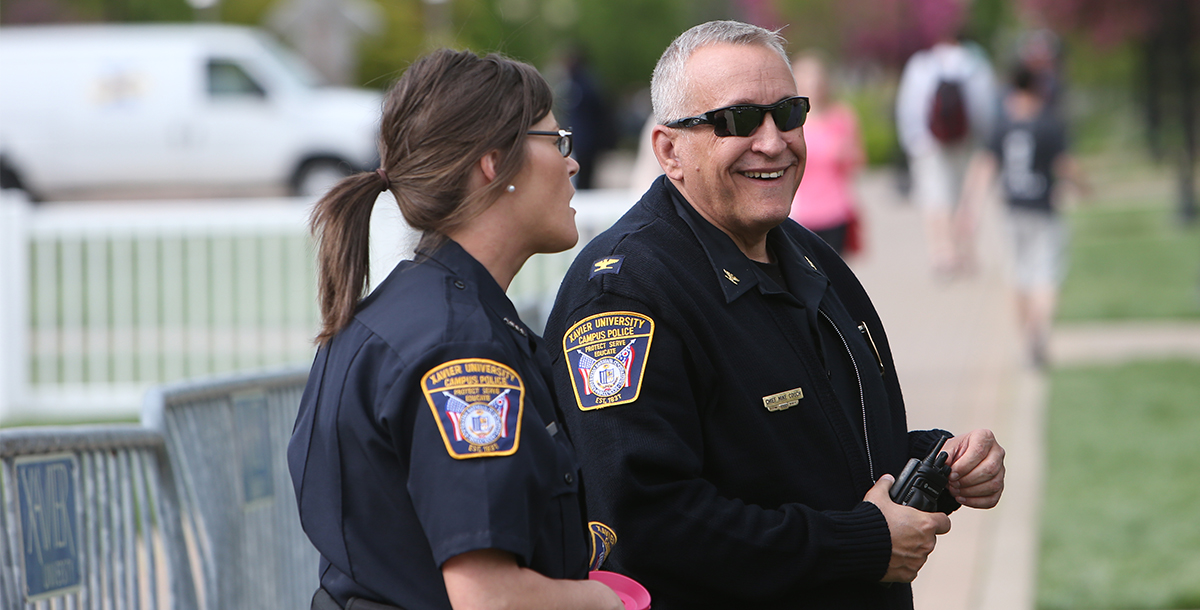 Two Xavier University Police Department officers