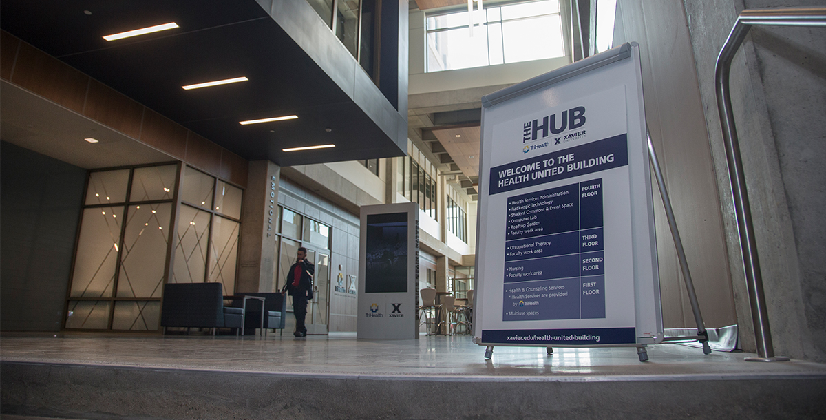 The Health United Building atrium