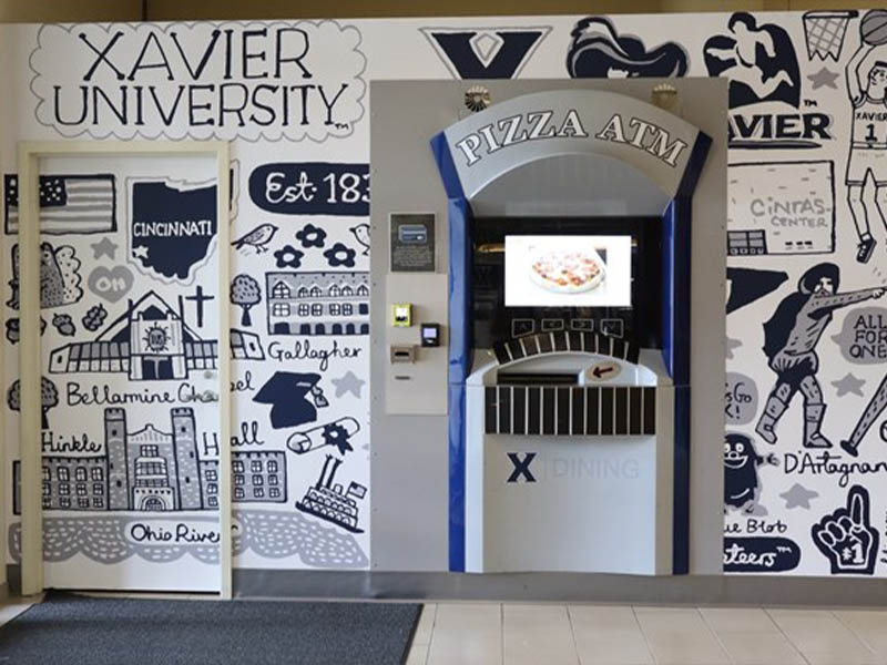 The Pizza ATM in Gallagher Student Center