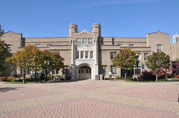 Exterior of Hinkle Hall on the Xavier University Campus