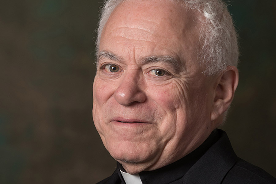 Fr. Schmidt smiling