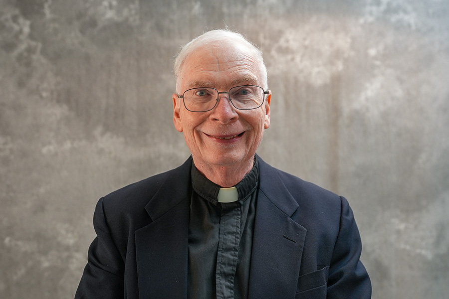 Fr. Hurd smiling