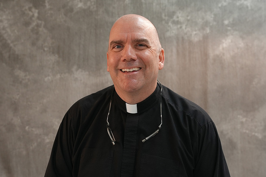 Fr. Murphy smiling