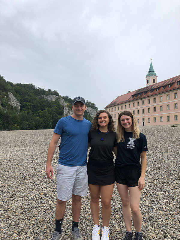 Photo of a Group of XU Students on a Study Abroad Trip in Germany