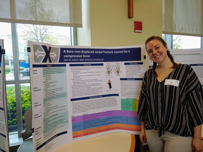 Student showing off their Projects