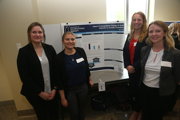 Students showing off their Projects