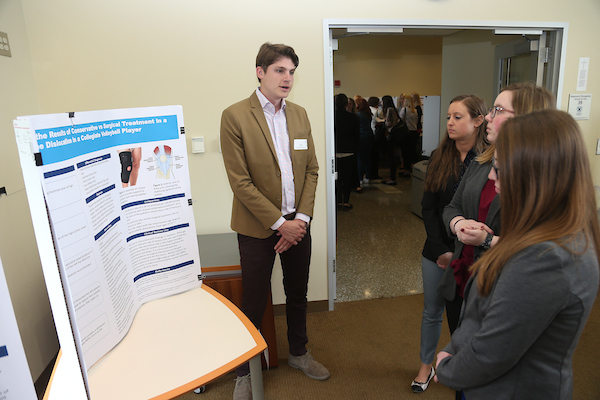 Student showing off their Projects