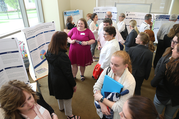 Students showing off their Projects