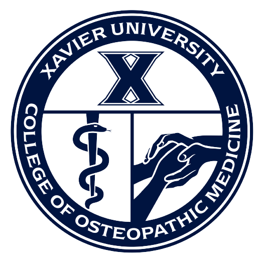 Xavier College of Osteopathic Medicine seal