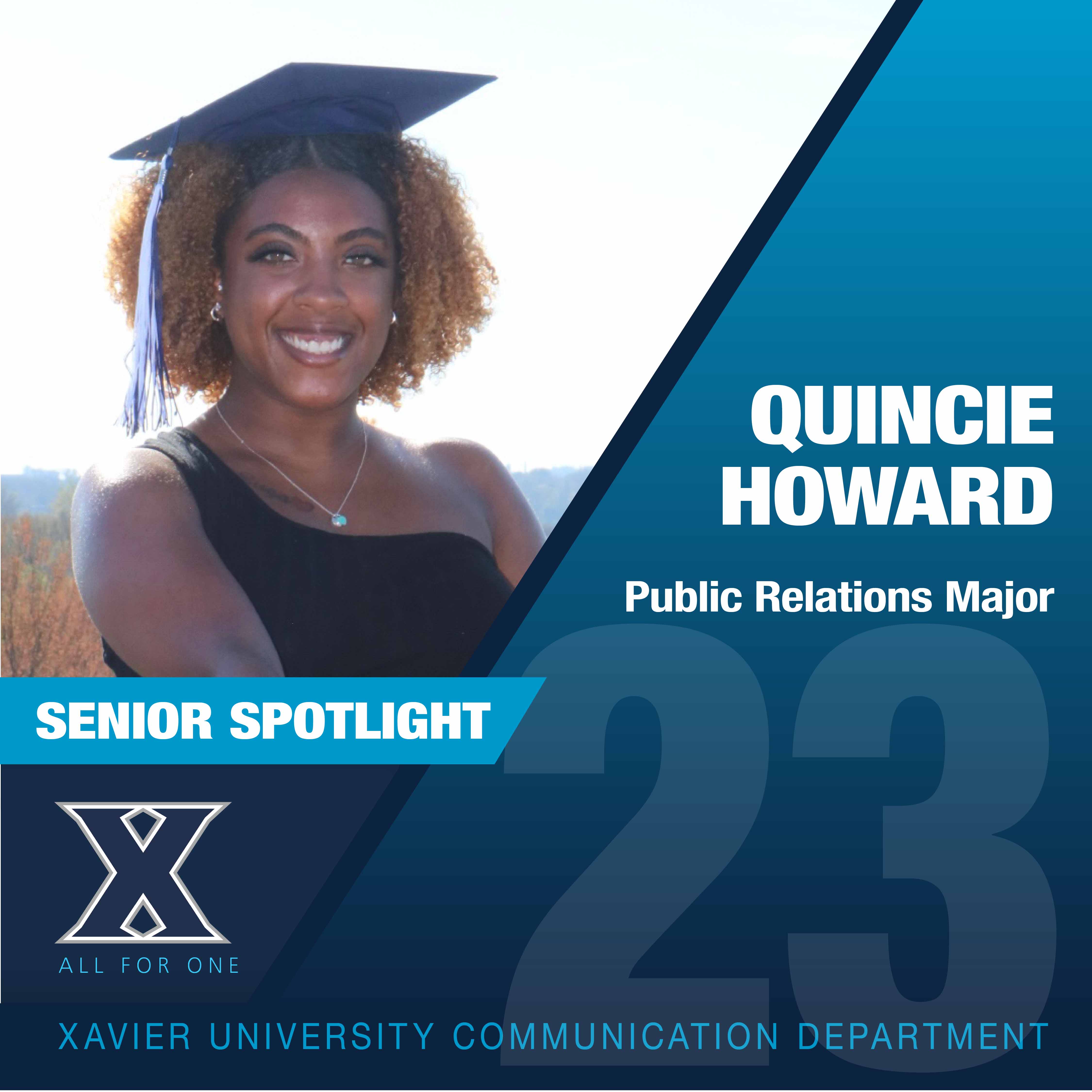 Image of Quincie Howard, senior Public Relations major