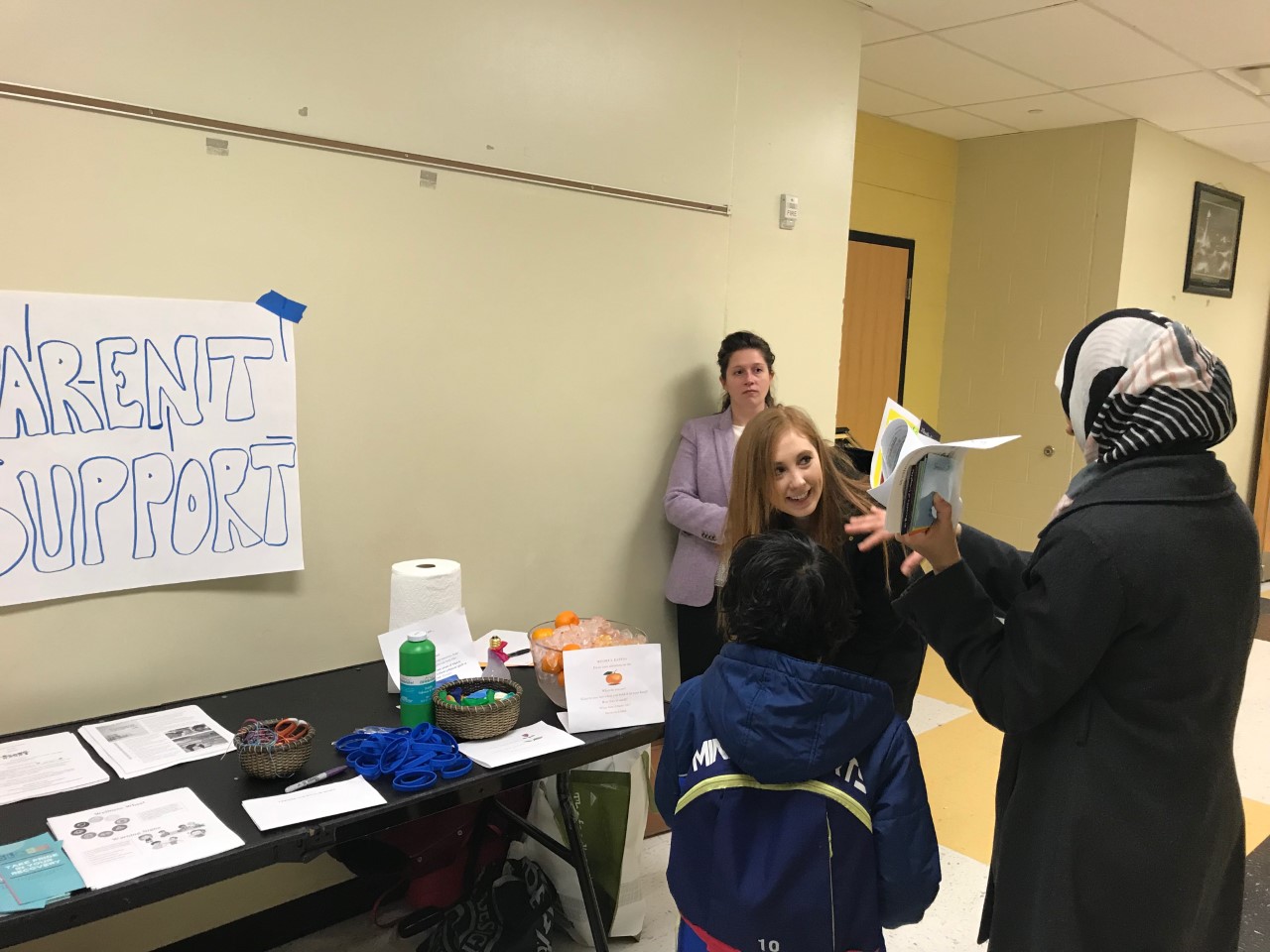 Students making Posters inside a Classroom Building