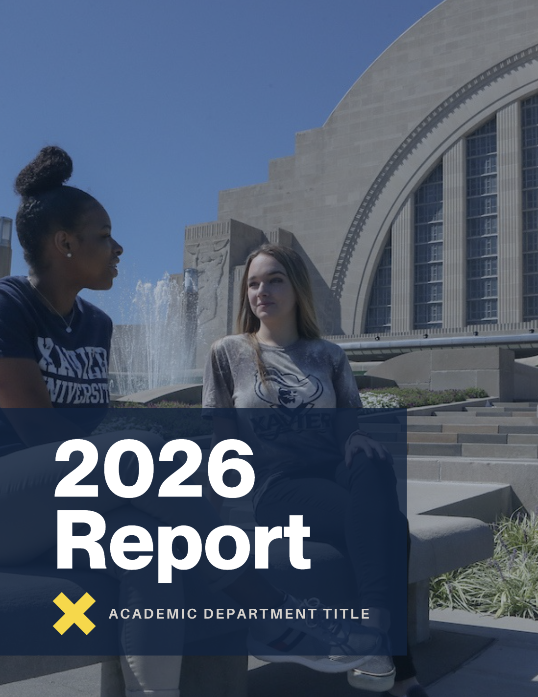 Annual report with one image on cover