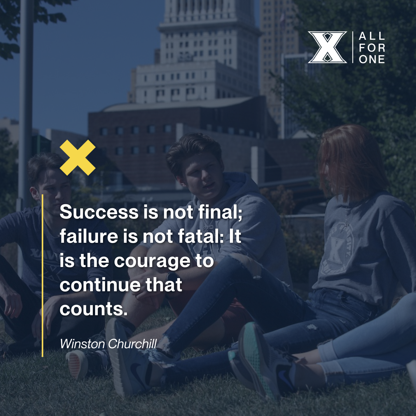 Social media template with one image in the background