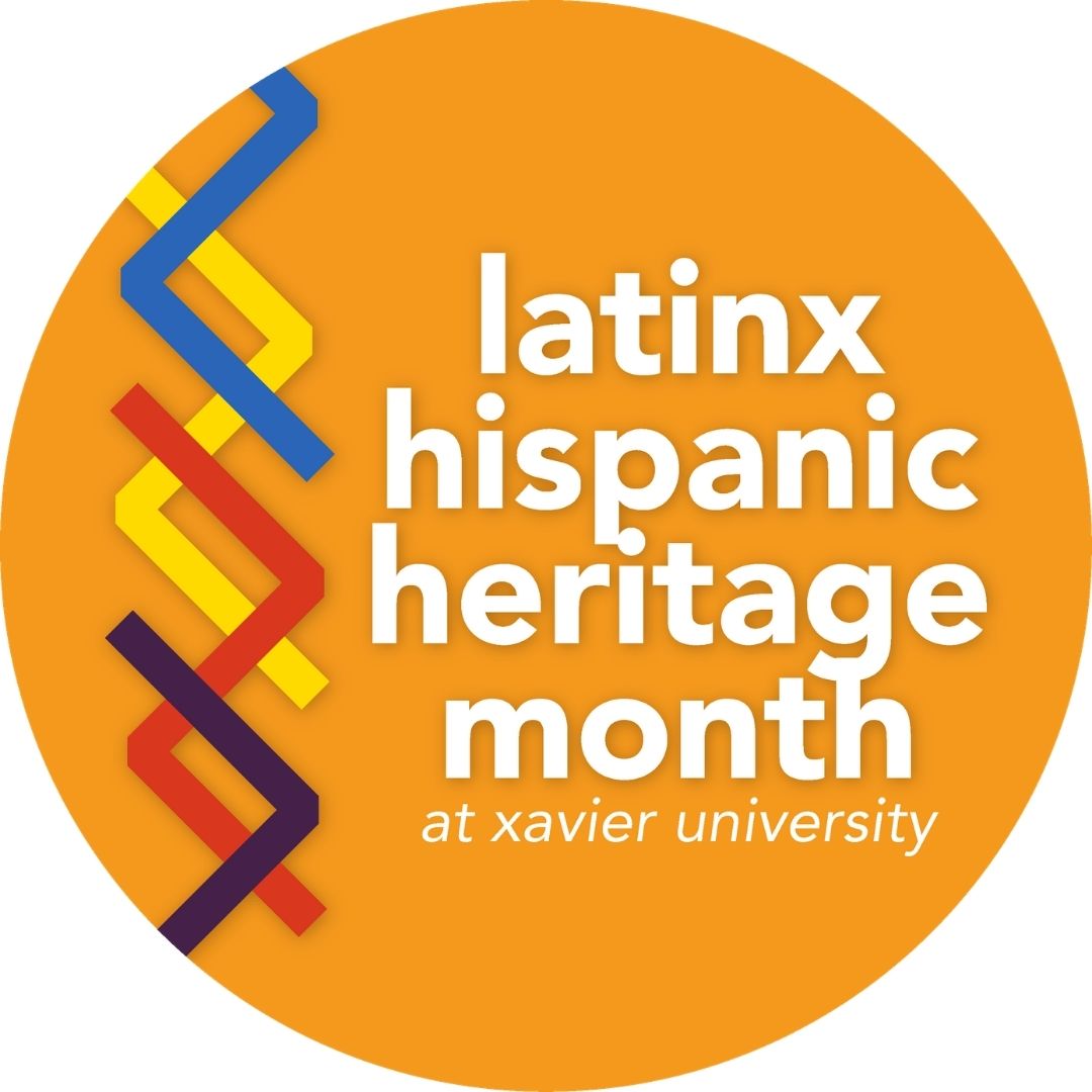 decorative latinx hispanic heritage month logo