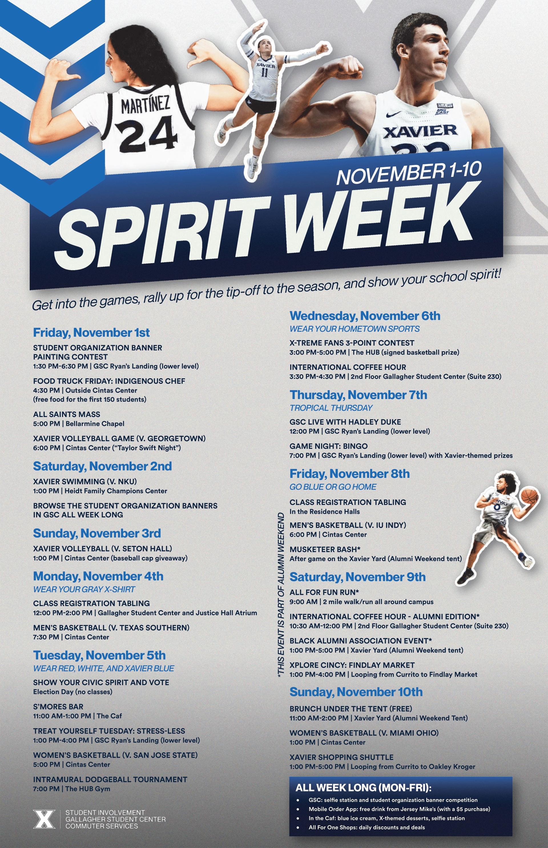 Second Annual Spirit Week Activities