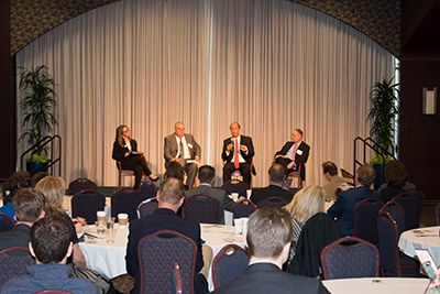 Panel discussion at the McCormick investment symposium.