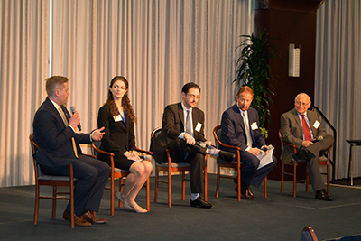 Panel discussion at the McCormick investment symposium.