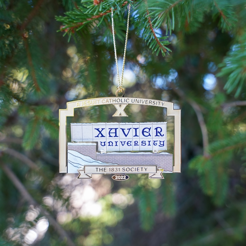 Xavier University Christmas Ornament