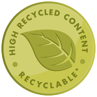 High Recycled Content graphic/logo