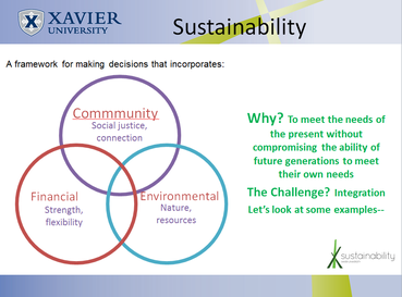 Sustainability Integration Venn Diagram