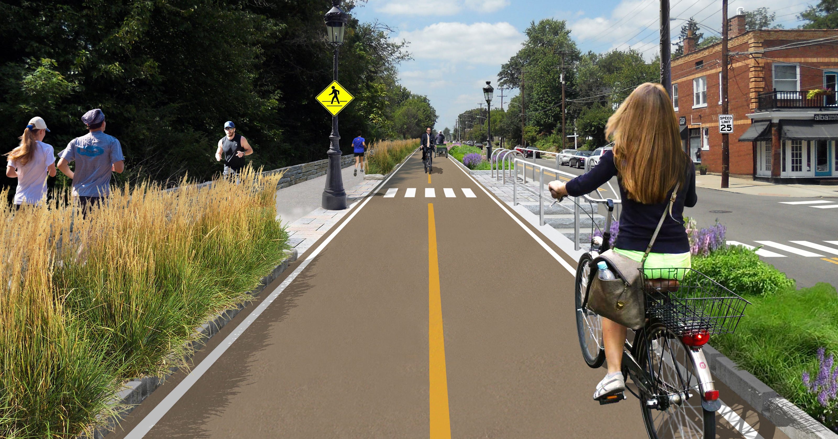 The Wasson Way, which will connect Xavier's campus to nearby Hyde Park, the Little Miami Bike Trail and eventually along the Ohio to Erie Trail 