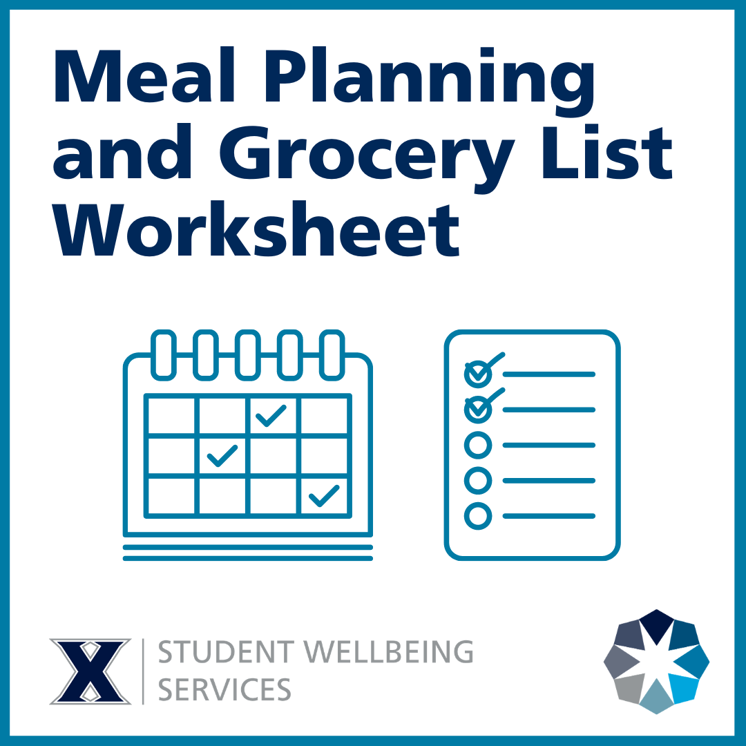 Meal Planning Worksheet