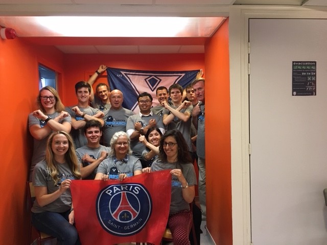 Group Photo of XU Lab Members in Paris