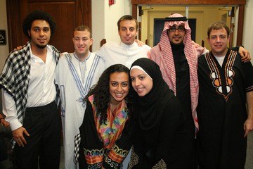 Various religious leaders taking a group picture