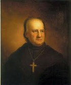 Painting of John Carroll, first bishop of U.S.; founder of Georgetown University