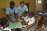 Xavier Students volunteering overseas