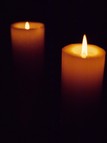 Candles in the dark