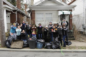 Xavier Students Doing Community Service