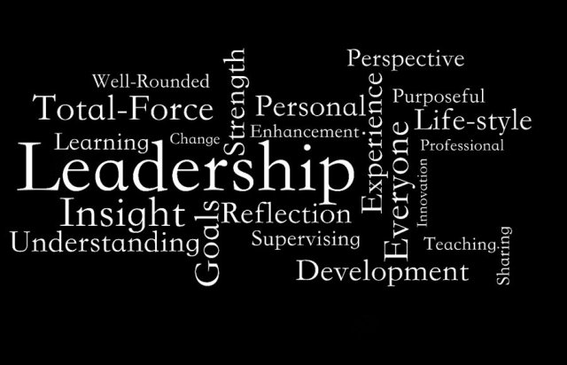 Leadership word diagram