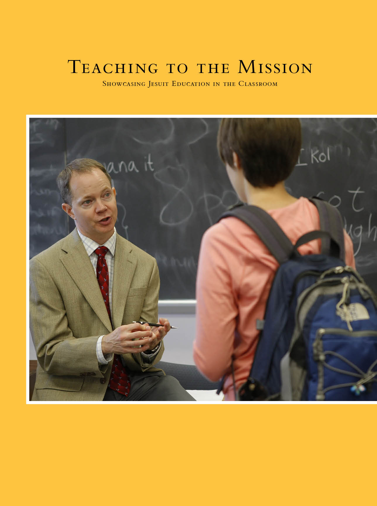 Cover of "Teaching to the Mission" publication