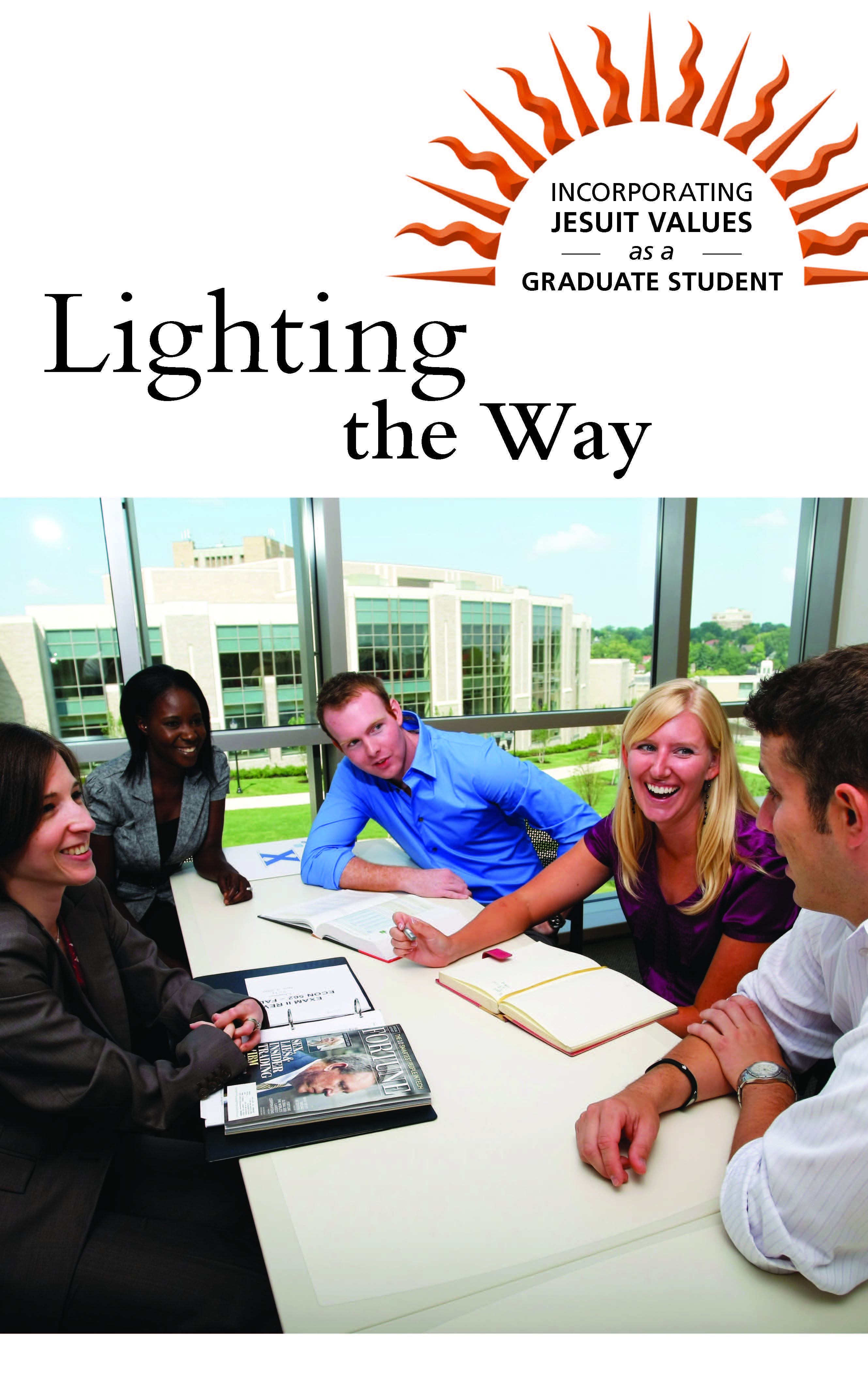 Cover for "Lighting the Way for Graduate Students" publication