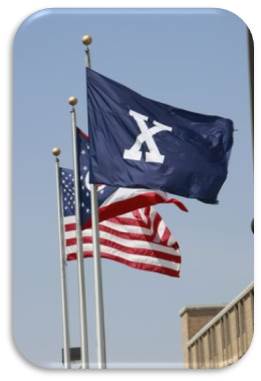 Flags waving in the wind