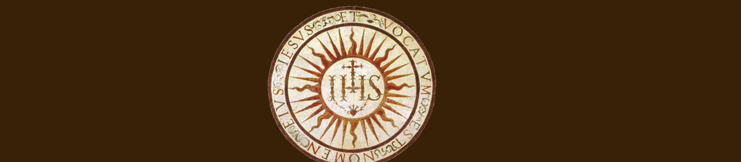 Photo of the Society of Jesus emblem