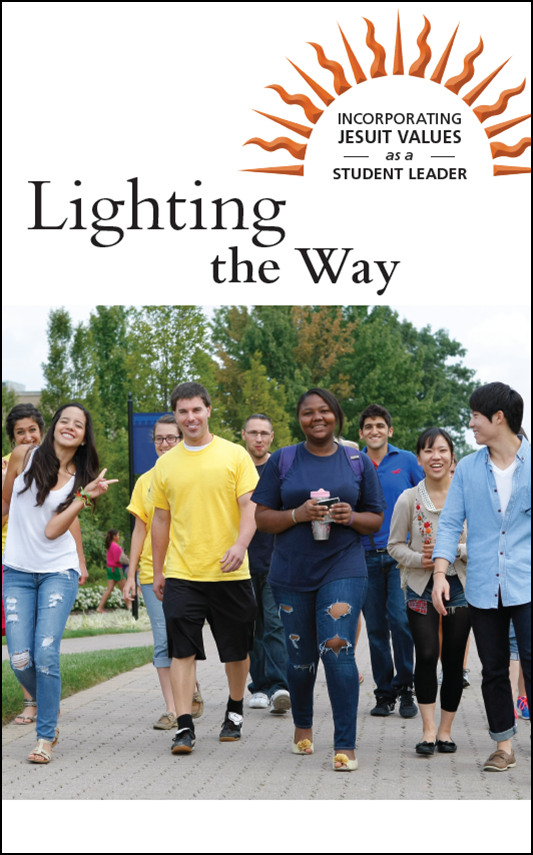 Cover for "Lighting the Way for Student Leaders" publication