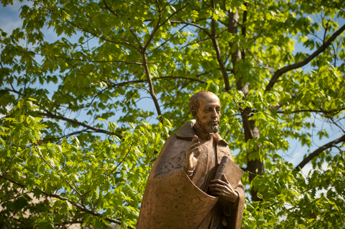 Loyola statue