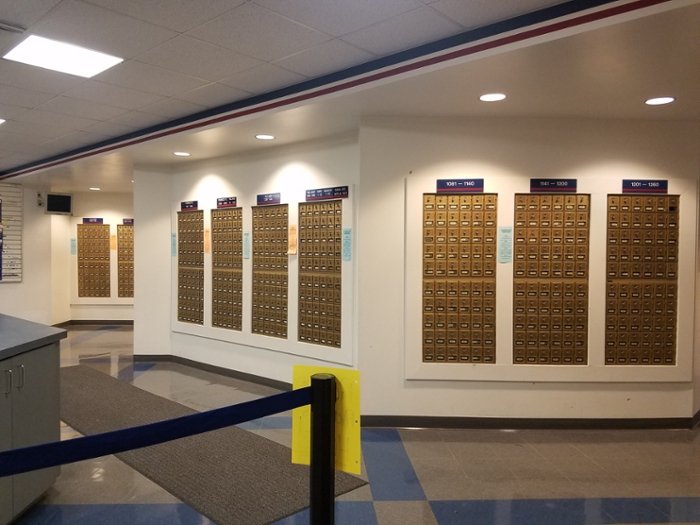 Interior Photo of the Old Mailing Center