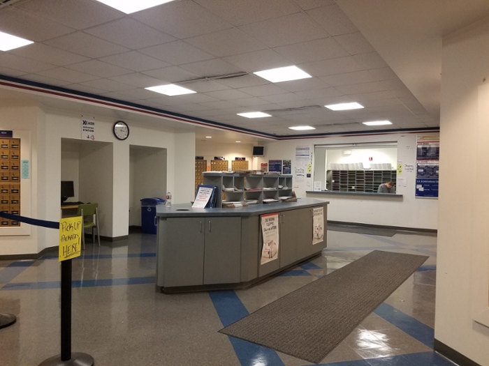 Interior Photo of the Old Mailing Center