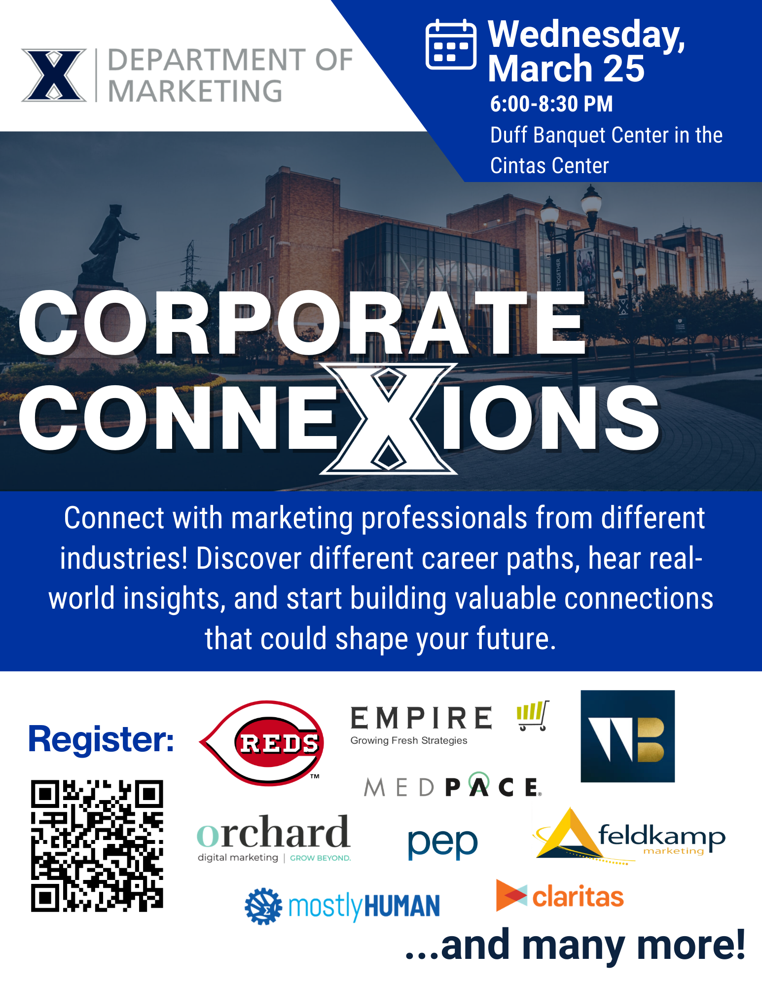 Flyer for Spring 2026 Corporate ConneXions